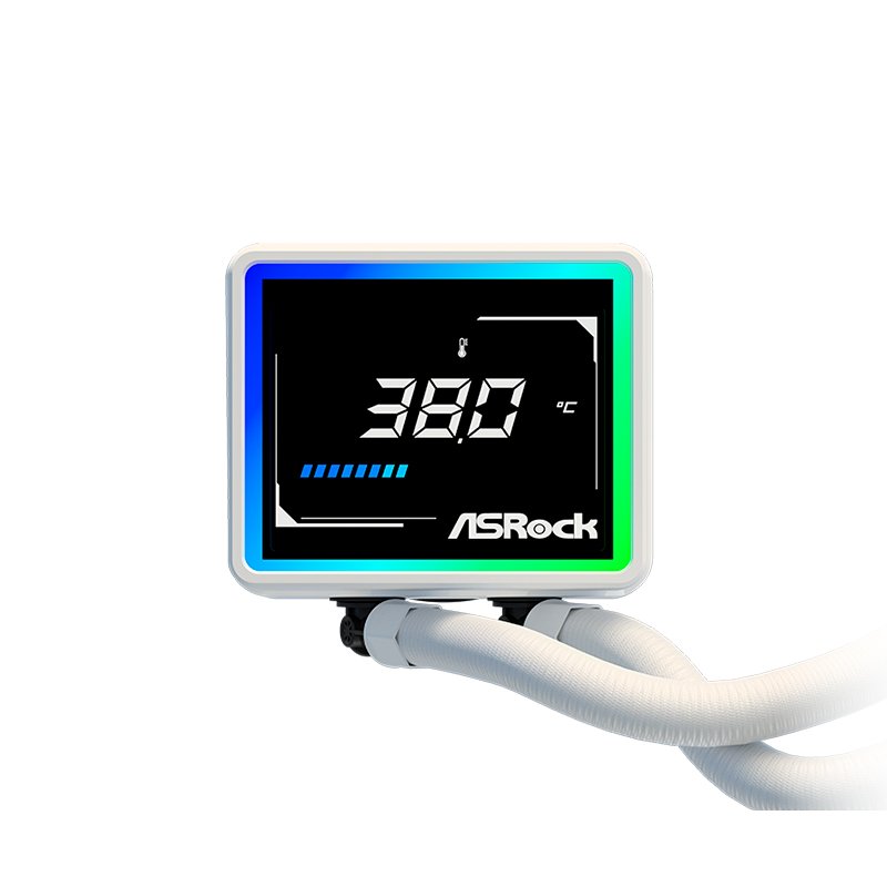 Refrigeracion líquida 360mm para CPU ASRock Challenger White 360 Digital 2-compudisa Refrigeracion líquida 360mm para CPU ASRock Challenger White 360 Digital - Imagen 2