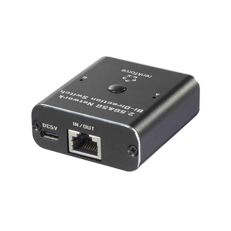 Switch Bidireccional de red Renkforce RF-EW-700 de 2 puertos 2.5G & 5G, Alimentacion USB 2-compudisa Switch Bidireccional de red Renkforce RF-EW-700 de 2 puertos 2.5G & 5G, Alimentacion USB - Imagen 2