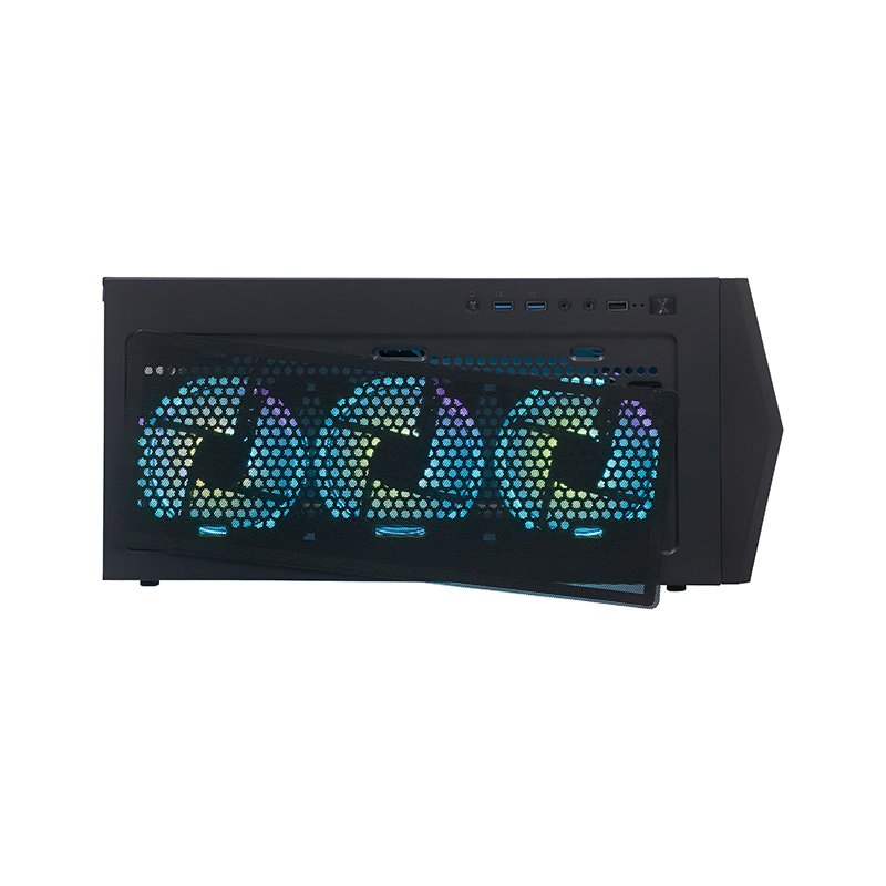 Case Gamer Teros TE1175N, Mid Tower, Negro, USB 3.0, USB 2.0, Audio. 3-compudisa Case Gamer Teros TE1175N, Mid Tower, Negro, USB 3.0, USB 2.0, Audio. - Imagen 3