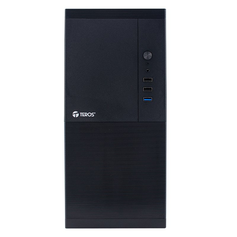 Case TEROS TE-1033S, Mini Tower ATX, 250 W, USB 3.0 / 2.0, audio HD, negro 2-compudisa Case TEROS TE-1033S, Mini Tower ATX, 250 W, USB 3.0 / 2.0, audio HD, negro - Imagen 2