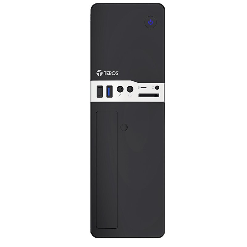 Case Teros TE-1032S, Slim, 250 W, USB 3.2 / USB 2.0, Audio HD, DVD, Negro 3-compudisa Case Teros TE-1032S, Slim, 250 W, USB 3.2 / USB 2.0, Audio HD, DVD, Negro - Imagen 3