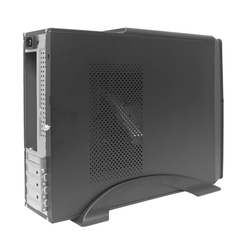 Case Teros TE-1039S, Slim, 250 W, USB 3.0 / USB 2.0, Audio HD, DVD, Negro 2-compudisa Case Teros TE-1039S, Slim, 250 W, USB 3.0 / USB 2.0, Audio HD, DVD, Negro - Imagen 2