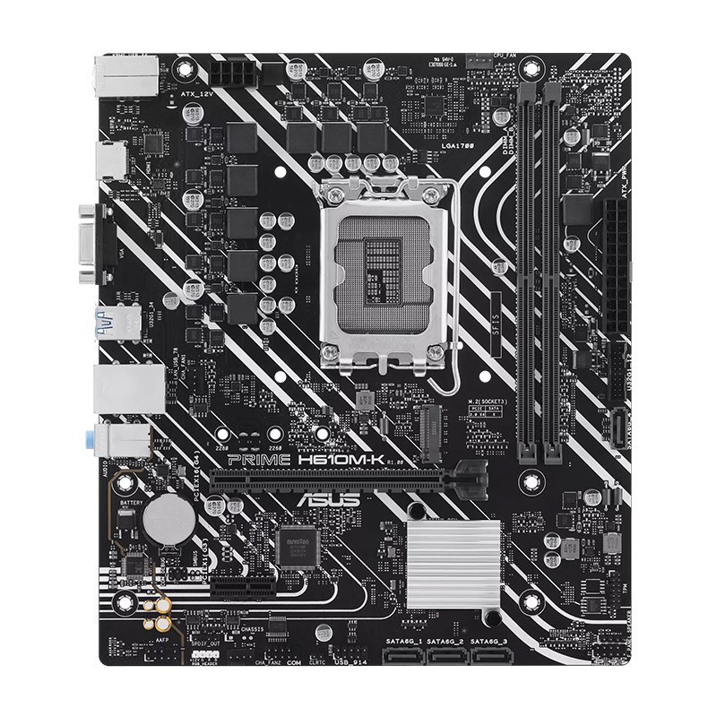Motherboard ASUS PRIME H610M-K, Chipset Intel H610, LGA1700, Micro ATX 1-compudisa Motherboard ASUS PRIME H610M-K, Chipset Intel H610, LGA1700, Micro ATX