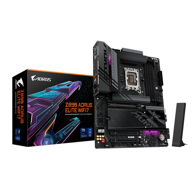 Motherboard GIGABYTE Z890 AORUS ELITE WIFI7, Chipset Intel Z890, LGA 1851, ATX 1-compudisa Motherboard GIGABYTE Z890 AORUS ELITE WIFI7, Chipset Intel Z890, LGA 1851, ATX