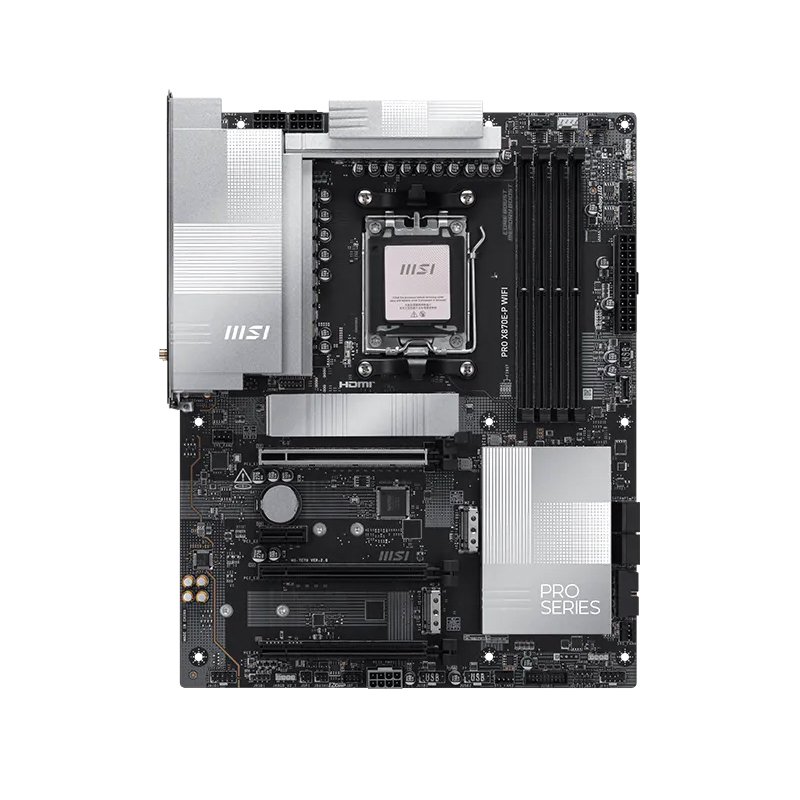 Motherboard MSI PRO X870E-P WIFI, Chipset AMD X870E, Socket AMD AM5, ATX - Imagen 2
