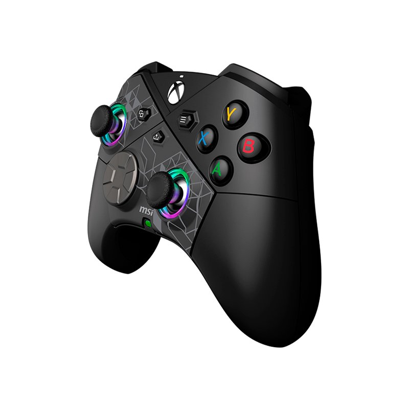 Gamepad MSI Force PRO Wireless (Inalambrico) 2.4GHz / Bluetooth / USB 2.0 (USB-C) 2-compudisa Gamepad MSI Force PRO Wireless (Inalambrico) 2.4GHz / Bluetooth / USB 2.0 (USB-C) - Imagen 2