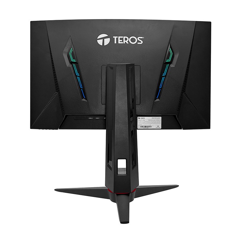 Monitor Curvo Gaming TEROS TE-2766G, 27” FHD VA, 180 Hz, 1ms, HDMI, DP, AUDIO OUT - Imagen 2