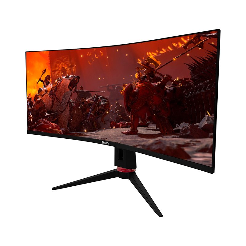 Monitor Curvo Gaming TEROS TE-3412G ,34” UWQHD VA, 180Hz, 1ms, HDMI, DP, Audio Out 2-compudisa Monitor Curvo Gaming TEROS TE-3412G ,34” UWQHD VA, 180Hz, 1ms, HDMI, DP, Audio Out - Imagen 2