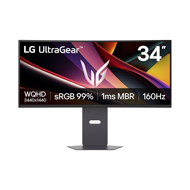 Monitor Gaming LG UltraGear G6, 34 Curvo/WQHD/VA/160Hz/1ms MBR/HDMI x2/DP/Headphone-out 1-compudisa Monitor Gaming LG UltraGear G6, 34 Curvo/WQHD/VA/160Hz/1ms MBR/HDMI x2/DP/Headphone-out