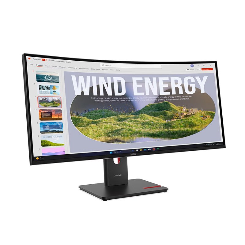 Monitor Curvo Lenovo ThinkVision T34WD-40 34” 1500R/WLED WQHD/VA/HDMI/DP/RJ-45/USB-C/USB-A 1-compudisa Monitor Curvo Lenovo ThinkVision T34WD-40 34” 1500R/WLED WQHD/VA/HDMI/DP/RJ-45/USB-C/USB-A