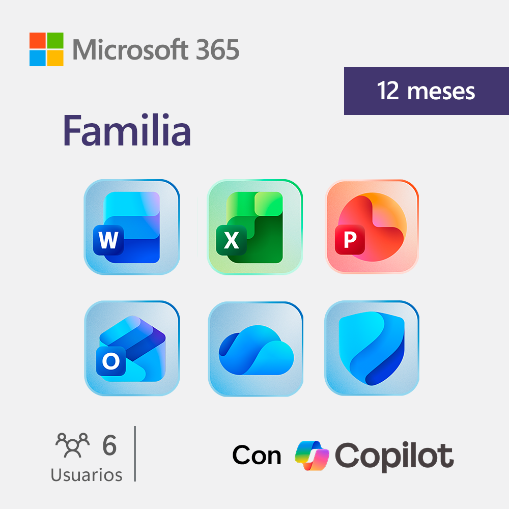 Licenciamiento Virtual (ESD) Microsoft 365 Familia (Licencia de 12 meses / 1 a 6 usuarios) 2-compudisa Licenciamiento Virtual (ESD) Microsoft 365 Familia (Licencia de 12 meses / 1 a 6 usuarios) - Imagen 2