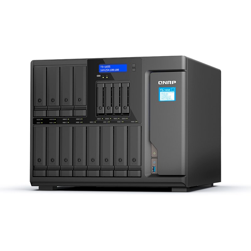 Servidor NAS QNAP TS-1655, Atom C5125 2.8GHz, 8GB DDR4, Bahias: 8 x 3.5” / 4 x 2.5” SATA 1-compudisa Servidor NAS QNAP TS-1655, Atom C5125 2.8GHz, 8GB DDR4, Bahias: 8 x 3.5” / 4 x 2.5” SATA