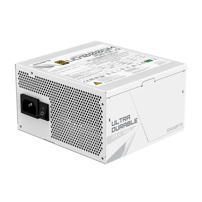 Fuente de alimentación GIGABYTE UD1000GM PG5 V2 ICE 1000W, 80 PLUS Gold, Formato ATX. 3-compudisa Fuente de alimentación GIGABYTE UD1000GM PG5 V2 ICE 1000W, 80 PLUS Gold, Formato ATX. - Imagen 3