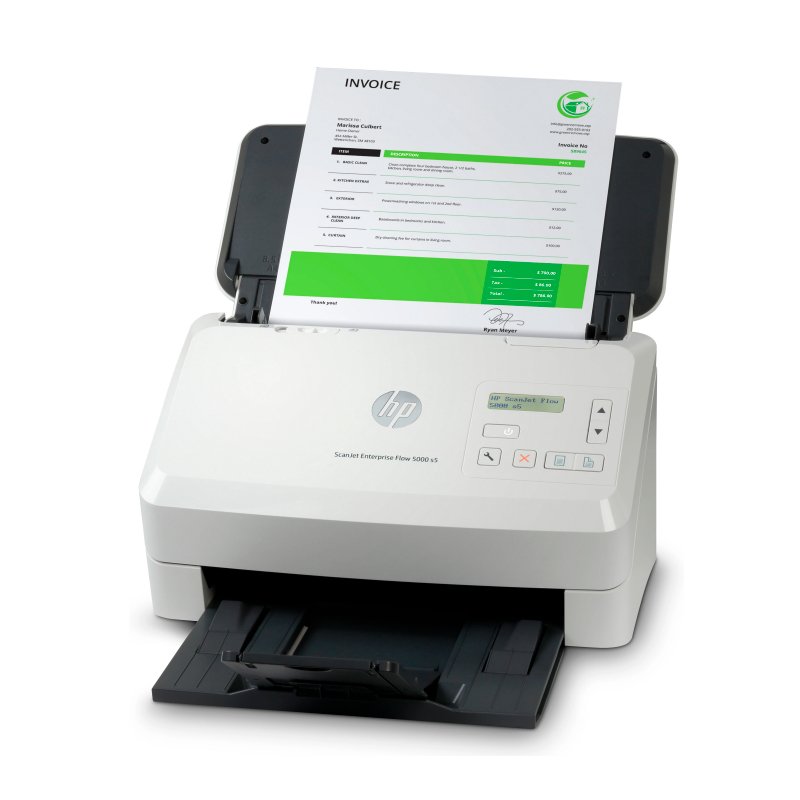Escaner HP ScanJet Enterprise Flow 5000 s5, Resolucion (600x600 ppp), USB 3.0 1-compudisa Escaner HP ScanJet Enterprise Flow 5000 s5, Resolucion (600×600 ppp), USB 3.0