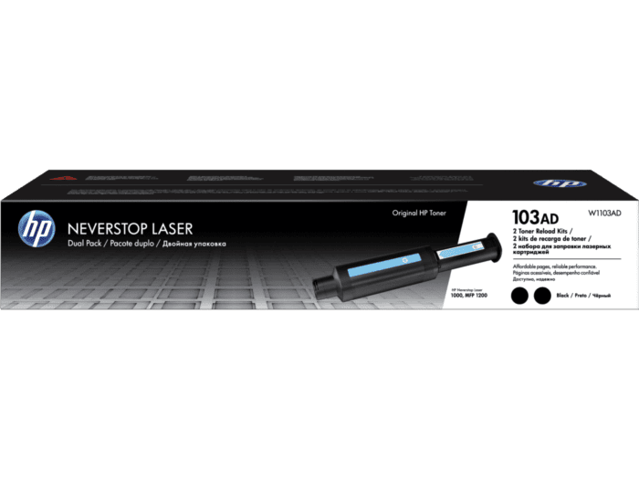 Pack de 2 Kit de Recarga de Tóner HP 103AD Negro Original Laser 1-compudisa Pack de 2 Kit de Recarga de Tóner HP 103AD Negro Original Laser