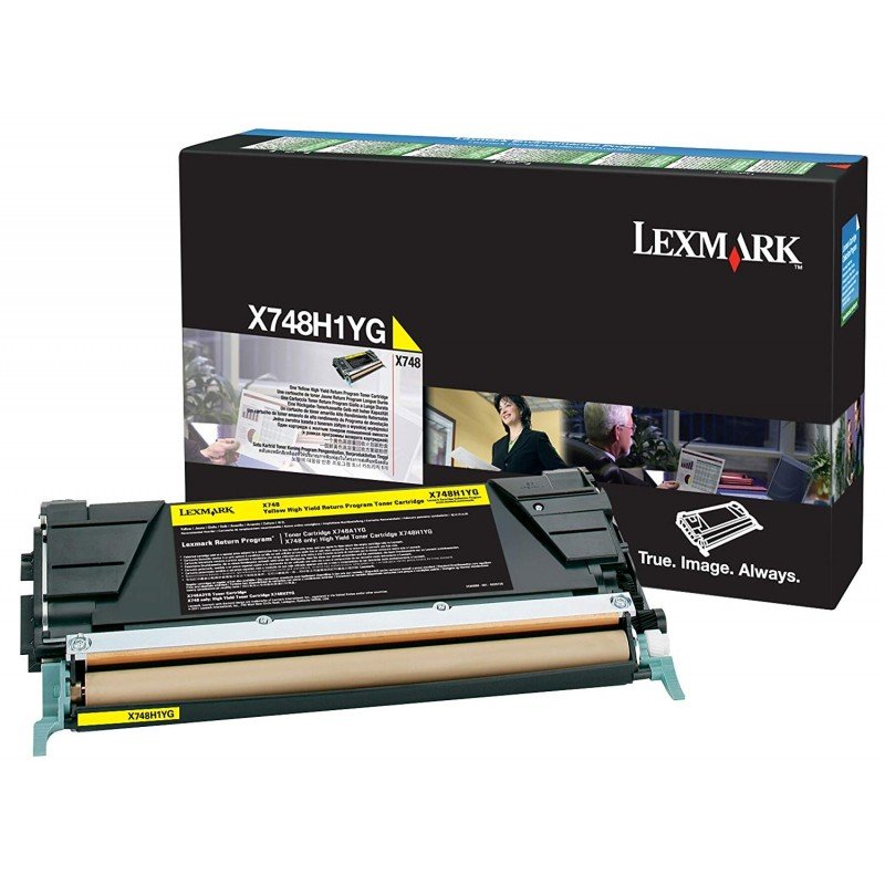 Toner Lexmark X748 Yellow - Alto Rendimiento, X748de 1-compudisa Toner Lexmark X748 Yellow - Alto Rendimiento, X748de
