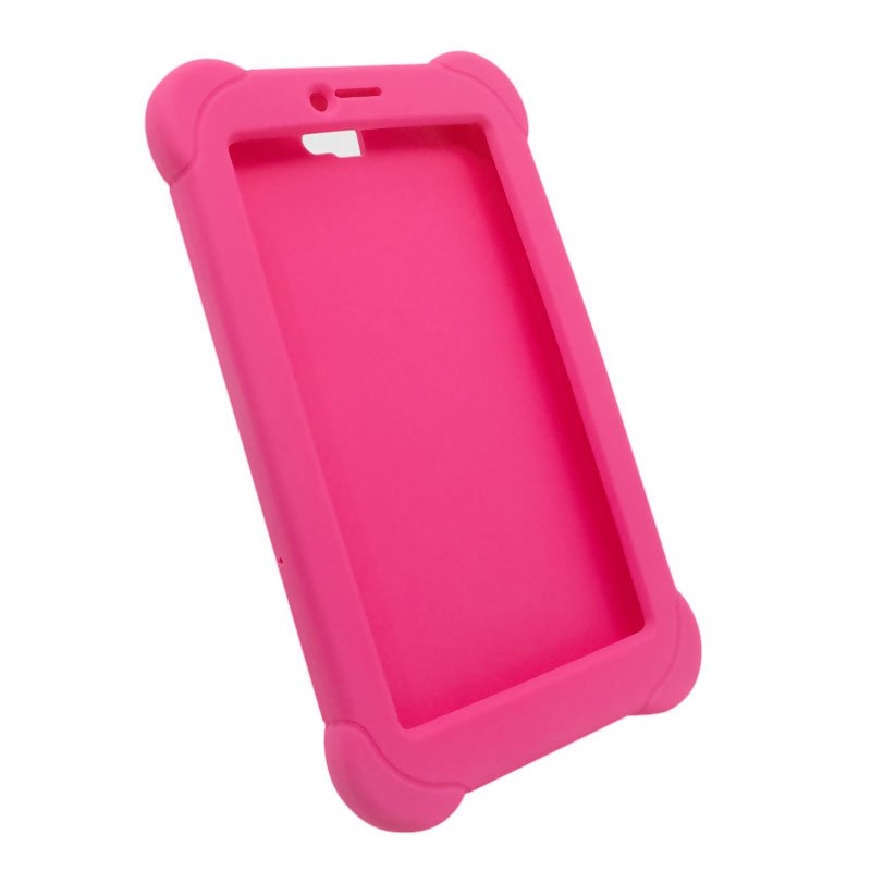 Rubber / Estuche de goma para Tablet POR5850, 7”, color rosado 2-compudisa Rubber / Estuche de goma para Tablet POR5850, 7”, color rosado - Imagen 2