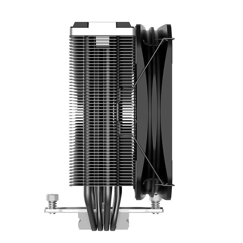 Fan-Cooler para CPU PcCooler K4 BK Challenger, 130mm, 240W, 4-Pin PWM, 12VDC, Color Negro 2-compudisa Fan-Cooler para CPU PcCooler K4 BK Challenger, 130mm, 240W, 4-Pin PWM, 12VDC, Color Negro - Imagen 2