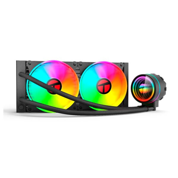 Cooler para procesador Teros TE-8164N, Intel y AMD, TDP 265W Máx, 24, líquida