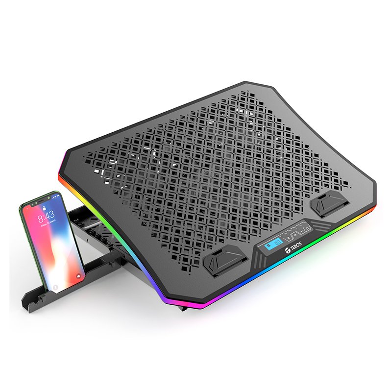 Cooler TEROS TE-7130N, compatible con notebooks de hasta 15.6”, 3 fan de 11 cm 1-compudisa Cooler TEROS TE-7130N, compatible con notebooks de hasta 15.6”, 3 fan de 11 cm