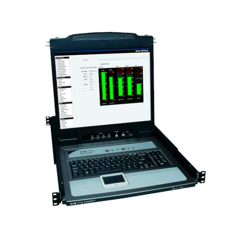 Consola KVM Tripp-Lite para instalación en rack de 1U de 16 puertos Netdirector/LCD de 19” 1-compudisa Consola KVM Tripp-Lite para instalación en rack de 1U de 16 puertos Netdirector/LCD de 19”