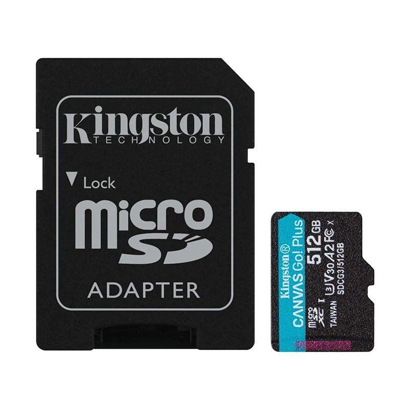 Tarjeta de Memoria Kingston Micro SD 512GB Canvas Go! Plus 1-compudisa Tarjeta de Memoria Kingston Micro SD 512GB Canvas Go! Plus