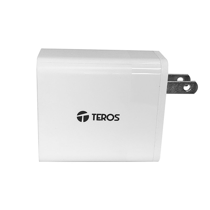 Cargador USB-A USB-C TEROS TE-70207W, GaN, PD 65W, blanco 2-compudisa Cargador USB-A USB-C TEROS TE-70207W, GaN, PD 65W, blanco - Imagen 2