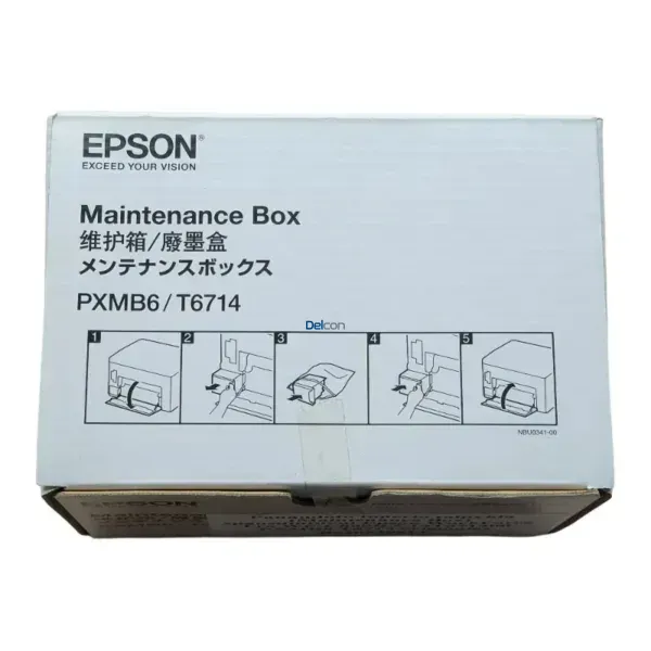 Caja De Mantenimiento Epson T671400/PXMB6 WorkForce Pro WorkForce Pro WF-C8190 / WF-C8690 / WF-C869R / WF C878R / WF-C879R / EM-C8100 / EM-C8101 Original 1-compudisa Caja De Mantenimiento Epson T671400/PXMB6 WorkForce Pro WorkForce Pro WF-C8190 / WF-C8690 / WF-C869R / WF C878R / WF-C879R / EM-C8100 / EM-C8101 Original