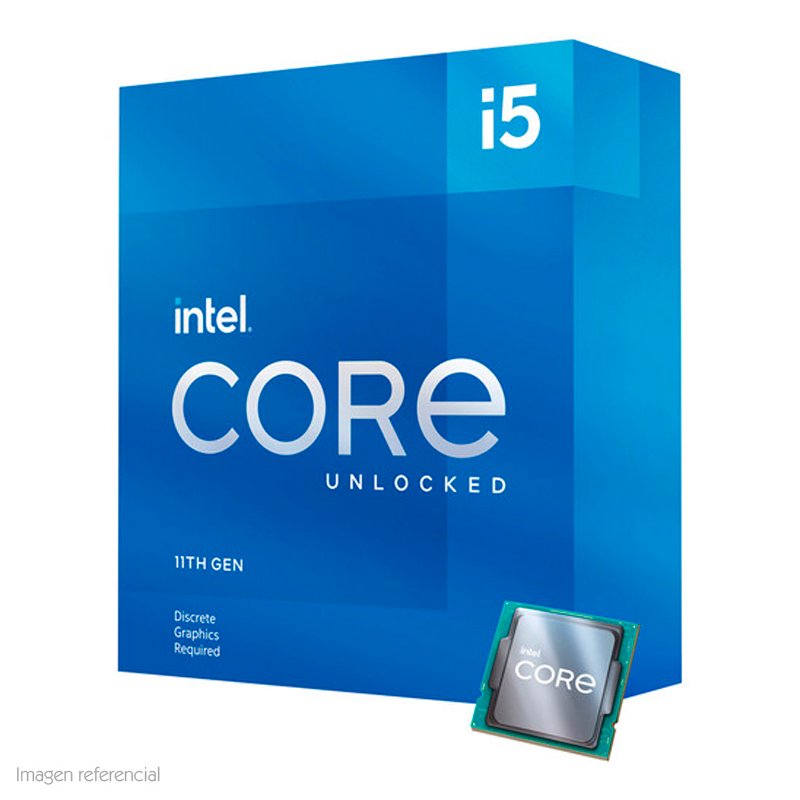 Procesador Intel Core i5-11600KF 3.90 / 4.90 GHz, 12 MB Caché L3, LGA1200, 125W, 14 nm. 1-compudisa Procesador Intel Core i5-11600KF 3.90 / 4.90 GHz, 12 MB Caché L3, LGA1200, 125W, 14 nm.