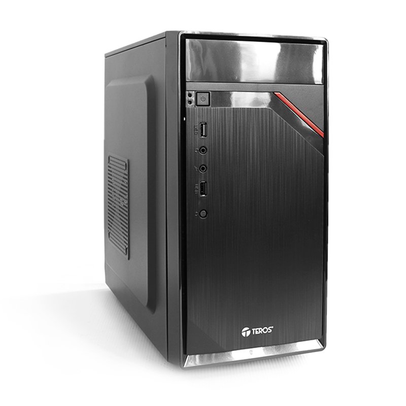 Case TEROS TE-1031S, Micro Tower, 250 W, USB 3.0/ USB 2.0, audio HD, negro 1-compudisa Case TEROS TE-1031S, Micro Tower, 250 W, USB 3.0/ USB 2.0, audio HD, negro