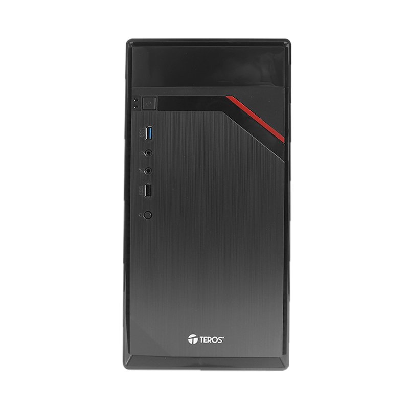 Case TEROS TE-1031S, Micro Tower, 250 W, USB 3.0/ USB 2.0, audio HD, negro 2-compudisa Case TEROS TE-1031S, Micro Tower, 250 W, USB 3.0/ USB 2.0, audio HD, negro - Imagen 2