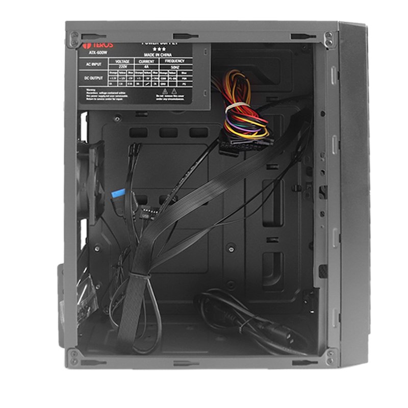 Case TEROS TE-1031S, Micro Tower, 250 W, USB 3.0/ USB 2.0, audio HD, negro 3-compudisa Case TEROS TE-1031S, Micro Tower, 250 W, USB 3.0/ USB 2.0, audio HD, negro - Imagen 3