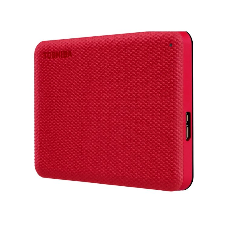 Disco Duro Externo Toshiba Portátil Canvio Advance, 2 TB, USB 3.0 / 2.0, Color: Rojo 3-compudisa Disco Duro Externo Toshiba Portátil Canvio Advance, 2 TB, USB 3.0 / 2.0, Color: Rojo - Imagen 3