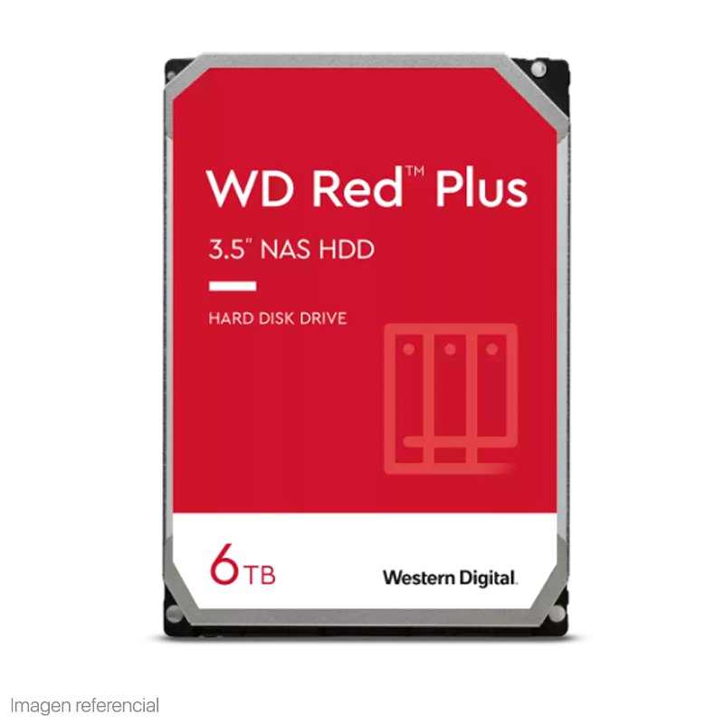 Disco duro Western Digital Red Plus WD60EFPX, 6TB, SATA, 5400rpm, 3.5”, Cache 256MB 1-compudisa Disco duro Western Digital Red Plus WD60EFPX, 6TB, SATA, 5400rpm, 3.5”, Cache 256MB