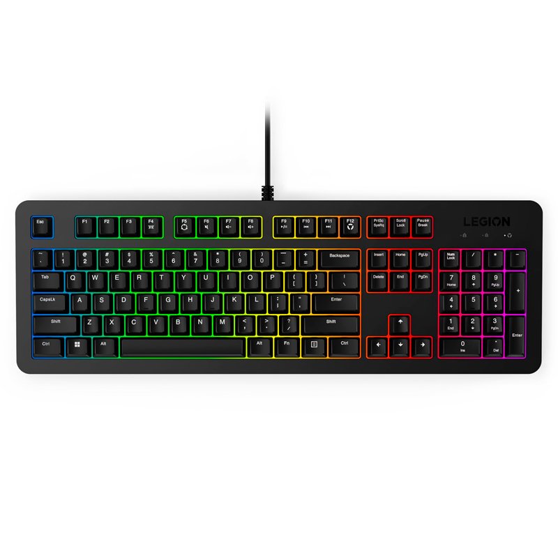 Teclado gamer Lenovo Legion KB310 RGB con cable USB 2.0 2-compudisa Teclado gamer Lenovo Legion KB310 RGB con cable USB 2.0 - Imagen 2