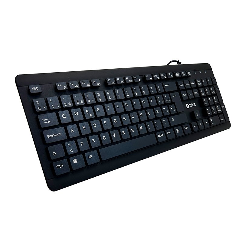 Teclado lavable TEROS TE-4065N, IPX7, USB, negro 1-compudisa Teclado lavable TEROS TE-4065N, IPX7, USB, negro