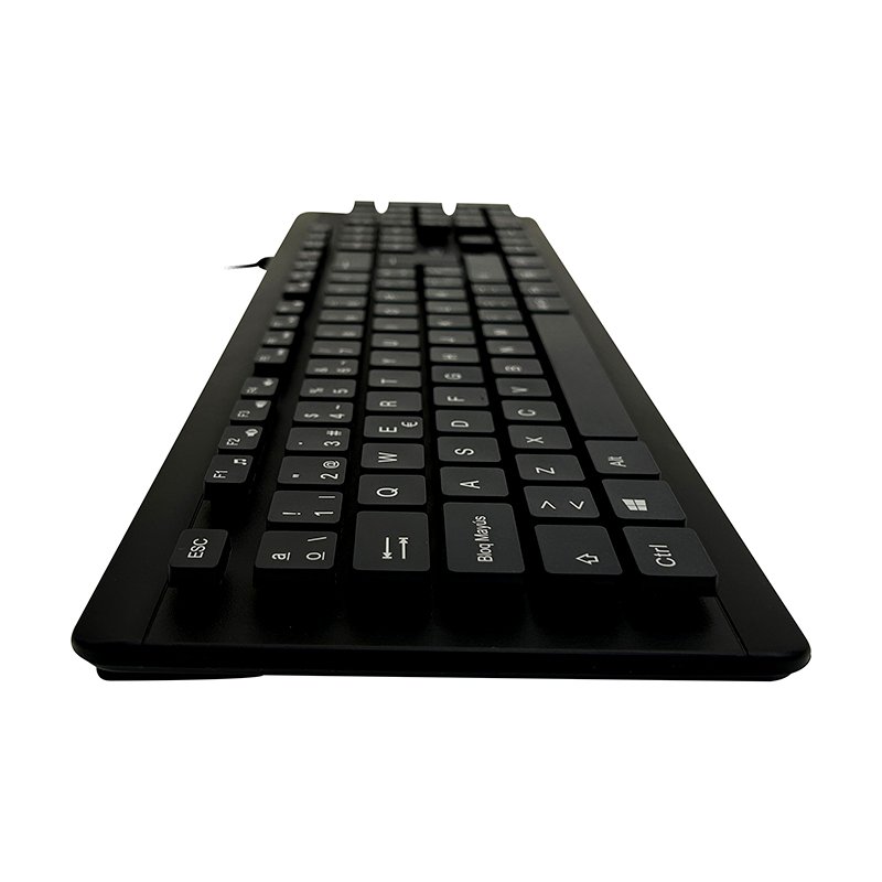 Teclado lavable TEROS TE-4065N, IPX7, USB, negro 3-compudisa Teclado lavable TEROS TE-4065N, IPX7, USB, negro - Imagen 3