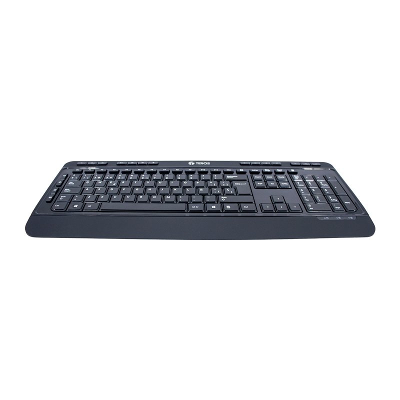 Teclado inalámbrico TEROS TE-4074CS, 2.4Ghz, USB, negro 2-compudisa Teclado inalámbrico TEROS TE-4074CS, 2.4Ghz, USB, negro - Imagen 2