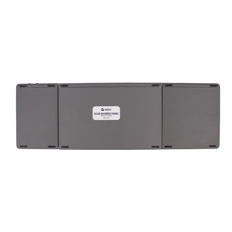 Teclado inalámbrico plegable TEROS TE-4075S, BT 3.0, gris 2-compudisa Teclado inalámbrico plegable TEROS TE-4075S, BT 3.0, gris - Imagen 2