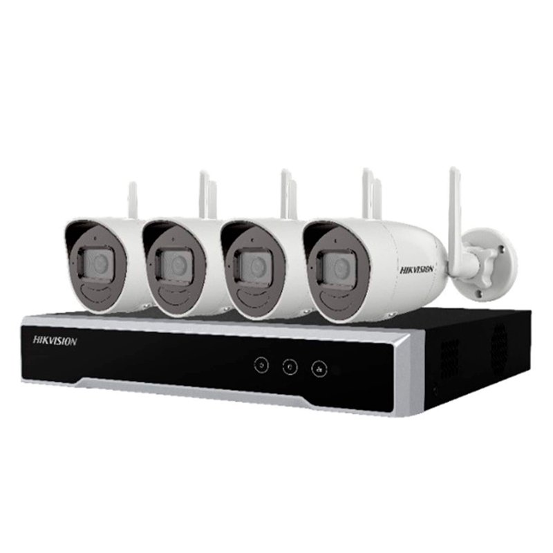 Kit de monitoreo HIKVISION (1 NVR Wi-Fi de 4 Canales + 4 Camaras Wi-Fi de 2 MP). 2-compudisa Kit de monitoreo HIKVISION (1 NVR Wi-Fi de 4 Canales + 4 Camaras Wi-Fi de 2 MP). - Imagen 2