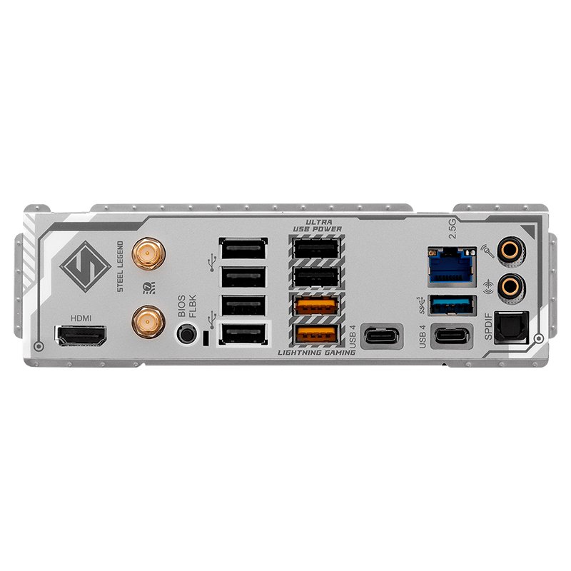 Motherboard ASROCK X870 Steel Legend WiFi, Chipset AMD X870, Socket AMD AM5, ATX 2-compudisa Motherboard ASROCK X870 Steel Legend WiFi, Chipset AMD X870, Socket AMD AM5, ATX - Imagen 2