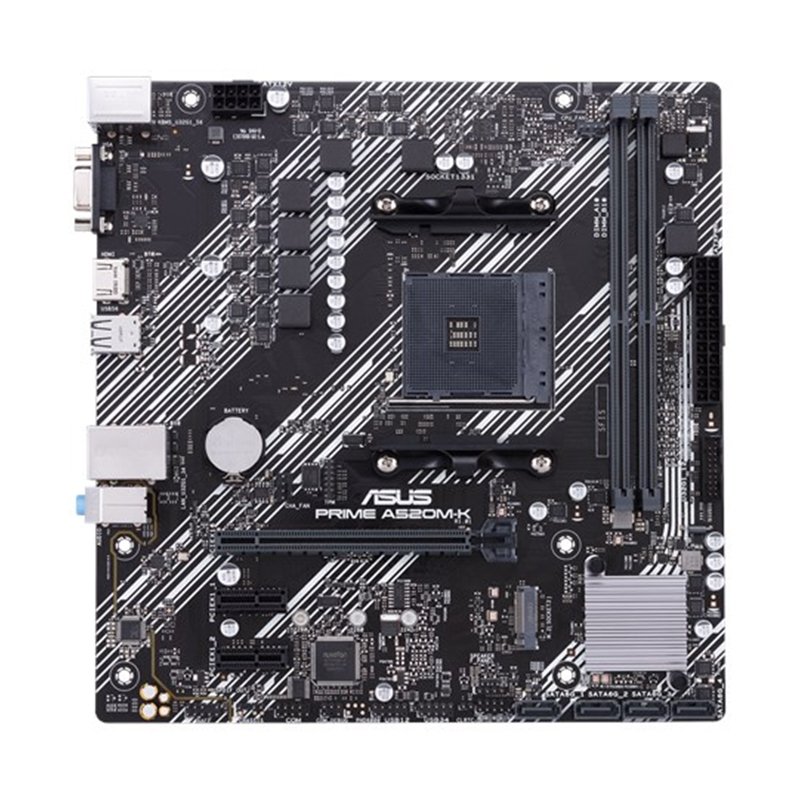 Motherboard ASUS PRIME A520M-K/CSM, Chipset AMD A520, Socket AMD AM4, mATX 1-compudisa Motherboard ASUS PRIME A520M-K/CSM, Chipset AMD A520, Socket AMD AM4, mATX