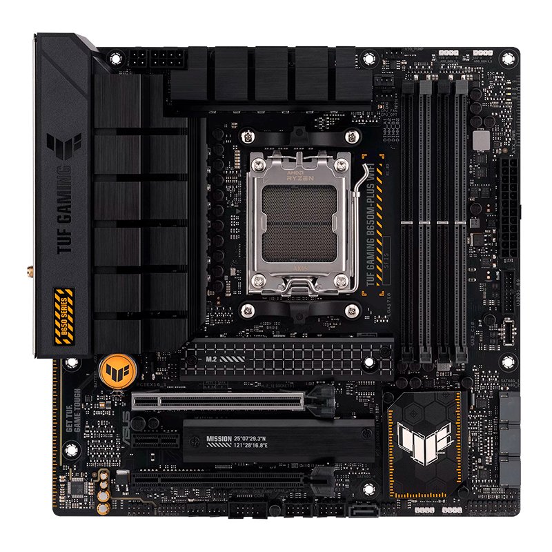 Motherboard Asus TUF GAMING B650M-PLUS WIFI, Chipset AMD B650, AMD Socket AM5, mATX 1-compudisa Motherboard Asus TUF GAMING B650M-PLUS WIFI, Chipset AMD B650, AMD Socket AM5, mATX