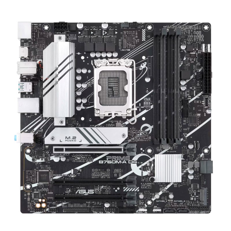 Motherboard ASUS Prime B760M-A D4, Chipset Intel B760, LGA1700, mATX 1-compudisa Motherboard ASUS Prime B760M-A D4, Chipset Intel B760, LGA1700, mATX