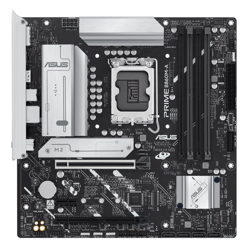 Motherboard ASUS PRIME B860M-A, Chipset Intel B860, LGA 1851, HDMI, DP, mATX 1-compudisa Motherboard ASUS PRIME B860M-A, Chipset Intel B860, LGA 1851, HDMI, DP, mATX