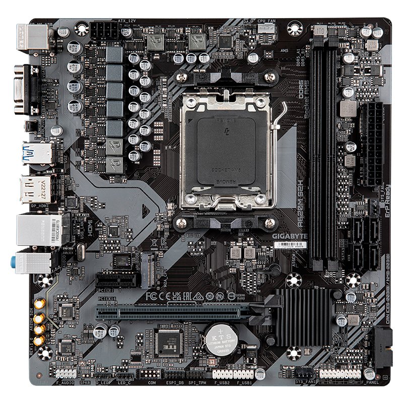 Motherboard Gigabyte A620M S2H (rev. 1.0) Chipset AMD A620, Socket AM5, Micro ATX 1-compudisa Motherboard Gigabyte A620M S2H (rev. 1.0) Chipset AMD A620, Socket AM5, Micro ATX