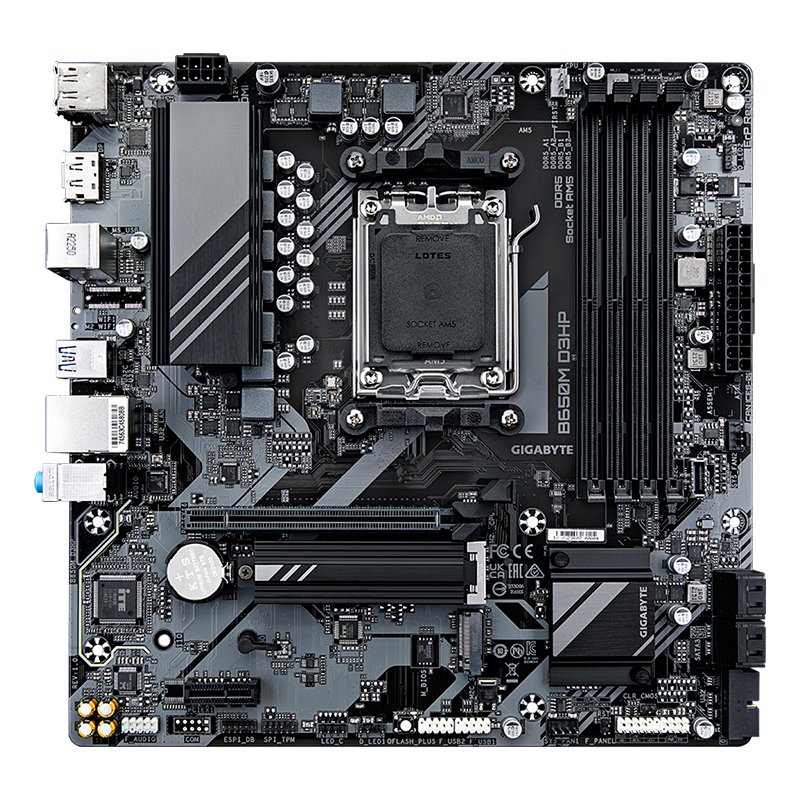 Motherboard GIGABYTE B650M D3HP, Chipset AMD B650, Socket AMD AM5, mATX 1-compudisa Motherboard GIGABYTE B650M D3HP, Chipset AMD B650, Socket AMD AM5, mATX