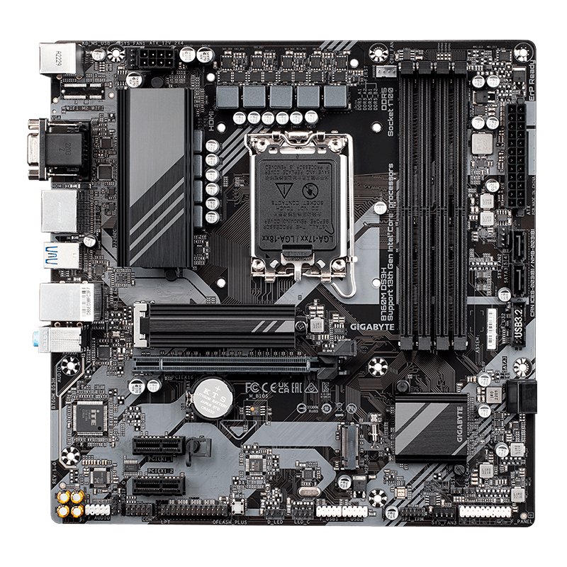 Motherboard Gigabyte B760M DS3H (rev. 1.0) Chipset Intel B760, LGA1700, Micro ATX 1-compudisa Motherboard Gigabyte B760M DS3H (rev. 1.0) Chipset Intel B760, LGA1700, Micro ATX