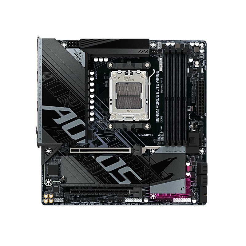 Motherboard GIGABYTE B840M AORUS ELITE WIFI6E, Chipset AMD B840, Socket AMD AM5, micro-ATX 1-compudisa Motherboard GIGABYTE B840M AORUS ELITE WIFI6E, Chipset AMD B840, Socket AMD AM5, micro-ATX