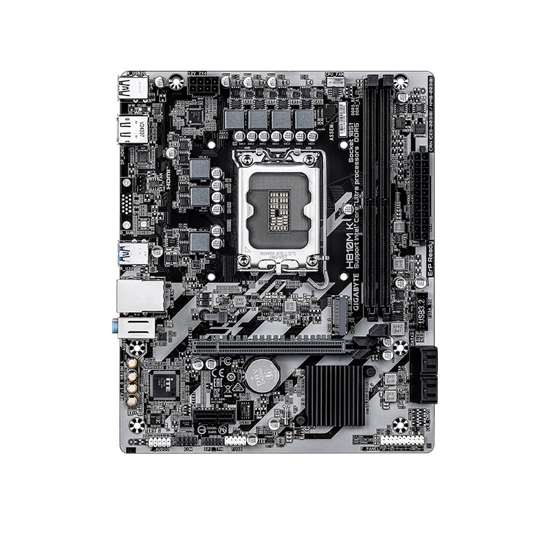 Motherboard GIGABYTE H810M K, Chipset Intel H810, LGA 1851, micro-ATX 1-compudisa Motherboard GIGABYTE H810M K, Chipset Intel H810, LGA 1851, micro-ATX